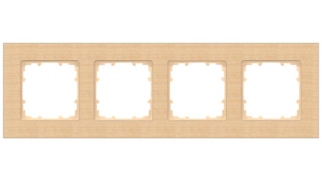 Siemens White 4 Gang Frame | 5TG1104-4