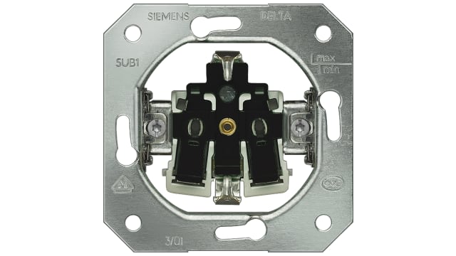 Siemens, DELTA IP20 Screw Socket Socket, Rated At 16A, 250 V | 5UB1101