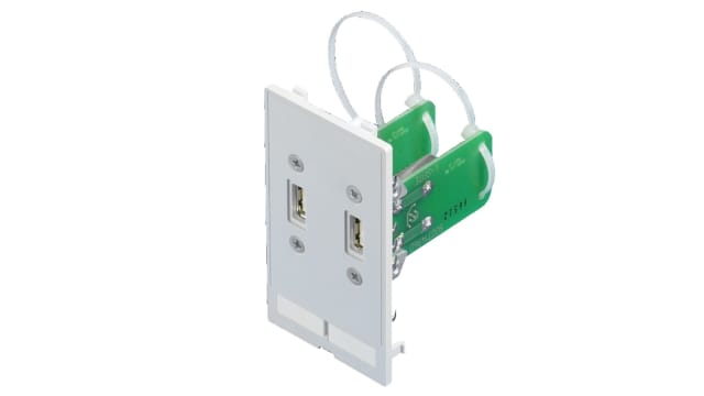 Rittal White Polycarbonate Socket | 2482540