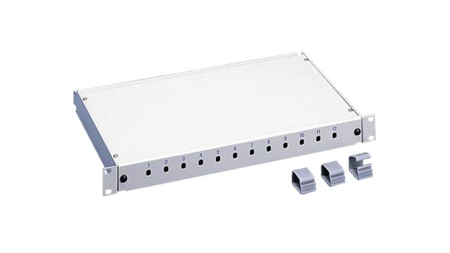 Rittal 2 Port Fibre Optic Patch Panel, 1 U 482.6 mm | 7241005