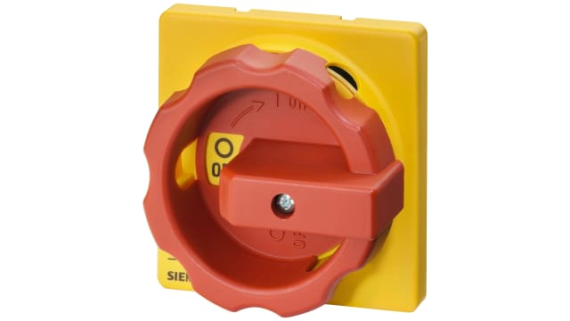 Siemens Front Rotary Operating Mechanism for Emergency Switching-Off Switch 3LD2 | 3LD9224-3D