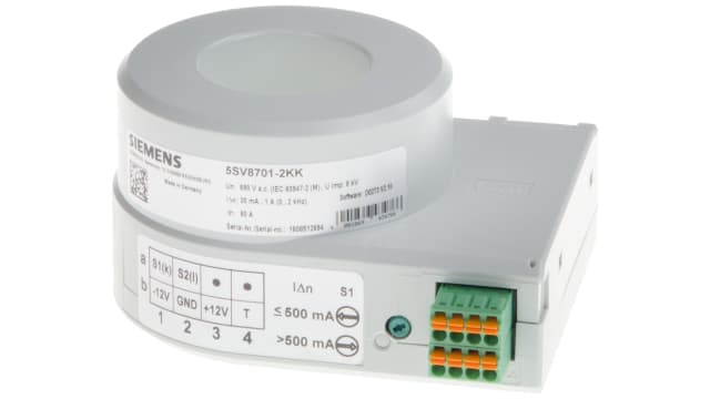 Siemens 5SV8701 Series Current Transformer, 35mm Bore, 12 V | 5SV8701-2KK