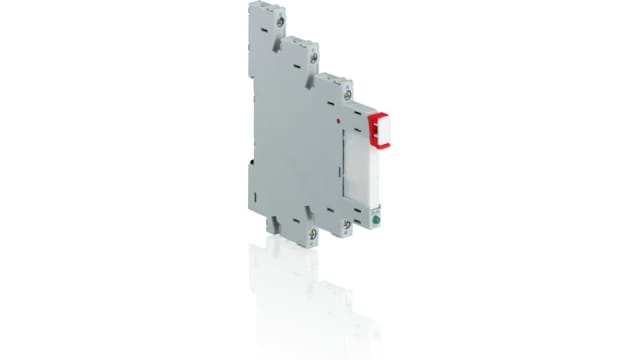 ABB CR-S Series Interface Relay, DIN Rail Mount, 230V ac/dc Coil, SPDT, 6A Load | 1SVR405541R7120 CR-S230VADC1CRGS