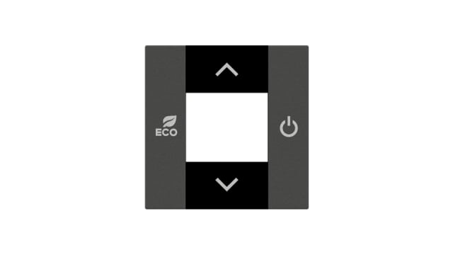 ABB Grey 1 Gang Cover Plate | 2CLA624060N1801 CP-RTC-AMA