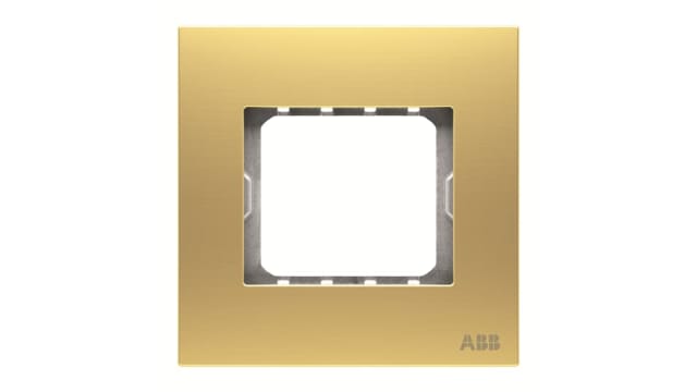 ABB Gold 1 Gang Light Switch Cover | 2CLA637100N1701 AMD5153-MG