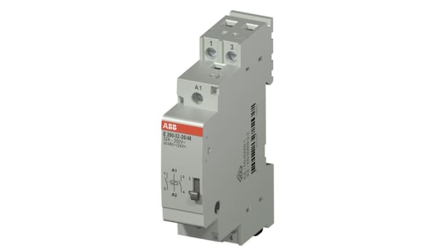 ABB DIN Rail Power Relay, 24 V ac/dc, 48 V ac/dc Coil, 32A Switching Current | 2TAZ322000R2032 E290-32-20/48