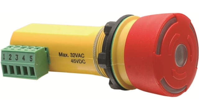 ABB Twist Release Emergency Stop Push Button, Panel Mount, 22.5mm Cutout, 2NC | 2TLA030054R0100 INCA 1