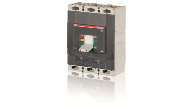 ABB, SACE Tmax T, T6N Molded Case Circuit Breaker 3-Pole 630 A, Breaking Capacity 20 kA, Fixed | 1SDA060202R1 T6N630 FF TMA 630A