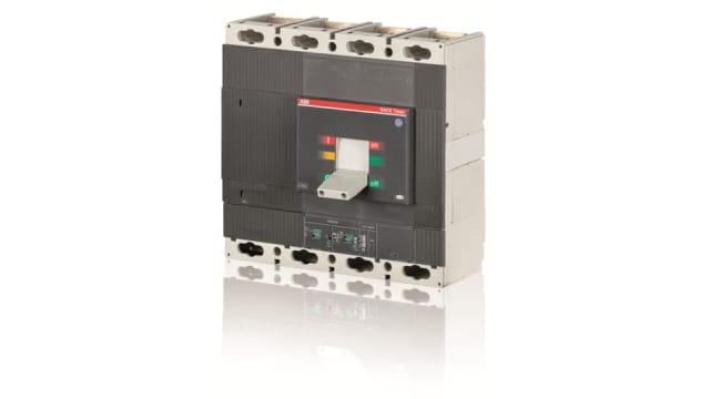 ABB, SACE Tmax T, T6N Molded Case Circuit Breaker 4-Pole 800 A, Breaking Capacity 15 kA, Fixed | 1SDA060273R1 T6N800 FF PR221-LS/I 800A