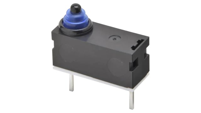 Omron Leaf Lever Subminiature Micro Switch, Right Angle Terminal, SPST, IP67 | D2AW-R5-ER063FR R