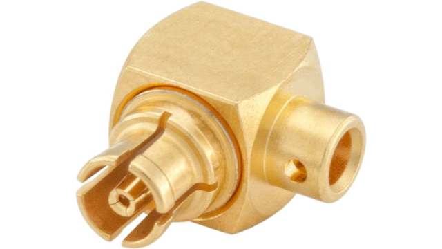 Rosenberger Mini-SMP Series Cable Female SMP, 50 Ω, Right Angle Body Solder | 18K202-270L5