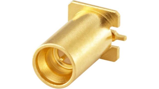 Rosenberger Mini-SMP Series PCB Male SMP, 50 Ω, Straight Body Solder | 18S107-40ML5