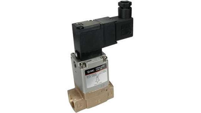 SMC Cylinder type Pneumatic Operated Process Valve, 1 Mpa, Female 1/4 in | VNB114B-F8A-5DZ-B-Q