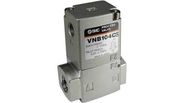 SMC Cylinder type Pneumatic Operated Process Valve, 1 Mpa, Female 1 in | VNB401B-25A