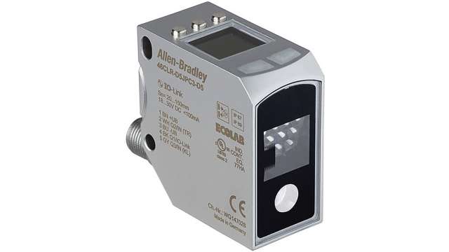 Allen Bradley Colour Sensor White LED 150 mm, NPN/PNP, 100 mA IO-Link, IP69, IP67 30 V | 46CLR-D5LAC3-D5