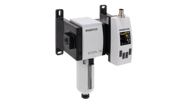 EMERSON ? AVENTICS AF2 Series Air Flow Monitor Flow Sensor for Air, Gas, 8 l/min Min, 2445 L/min Max | R412026838