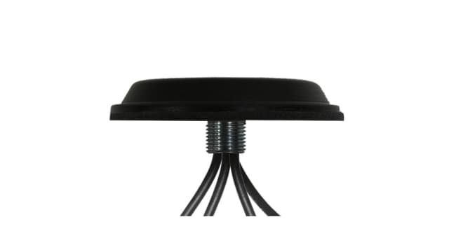 Mobilemark NXD-W-7CX4-BLK-12 WiFi Antenna Through Hole/Bolted Mount with SMA Male Connector | NXD-W-7CX4-BLK-12