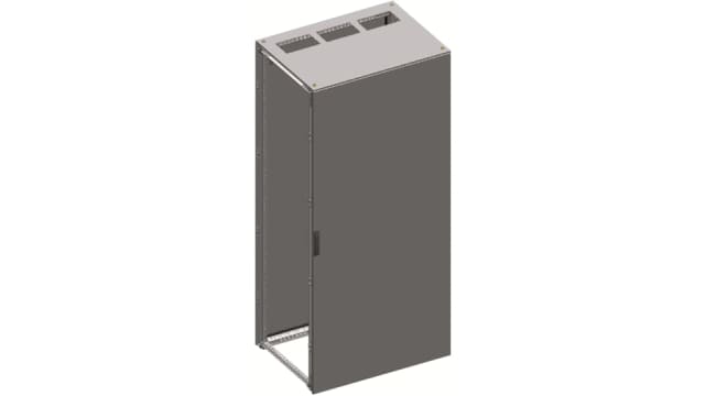 ABB 2/8R4 Series Stainless Steel 1-Door Floor Standing Enclosure, Opaque Door, IP54 425 mm, 614 mm 1913 mm | 2CPX045612R9999
