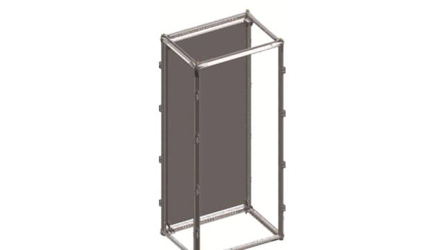 ABB Black RAL 7035 Enclosure Frame, 364 mm H, 364 mm W, 425 mm L For Use With Cabinets TriLine | 2CPX045656R9999