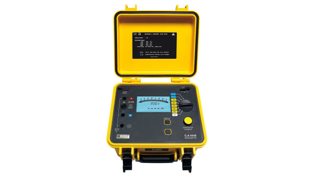 Chauvin Arnoux CA 6505 Insulation Tester, 40 V Min, 5100 V Max, 10 TΩ CAT III | P01139714