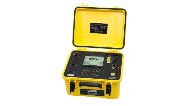 Chauvin Arnoux CA 6550 Insulation Tester, 40 V Min, 10000 V Max CAT IV | P01139715