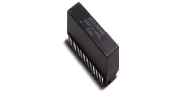 Bourns Through Hole LAN Ethernet Transformer, 70 °C, 0 °C 8.35 mm | SM13143EL