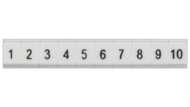 Siemens, 8WH8121 Marker Strip for use with Standard Labelling System, Terminal Block | 8WH8121-1AB35