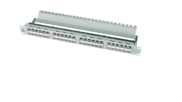 Telegartner Telegartner Data Series 48 Port RJ45, RJ11, RJ12 RJ Patch Panel Shielded 1 U Grey | J02024A0007