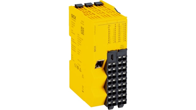 SICK FLX Series Input/Output Module, 20 Inputs, 4 Outputs, 24 V | FLX3-CPUC200