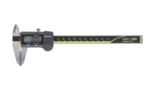Mitutoyo Caliper 150 mm 0.01 mm Resolution Digital, Metric | 500-233-30