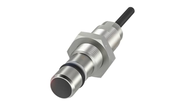 BALLUFF Inductive Threaded Barrel Proximity Sensor, M12, 1.5 mm Detection, PNP NO, 10 → 30 V dc | BHS002J