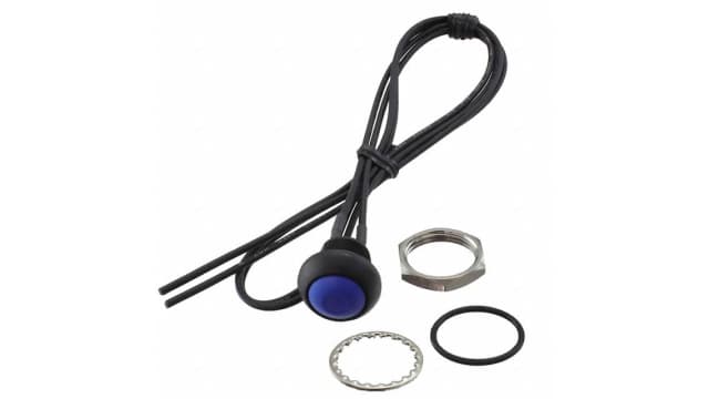 TE Connectivity PB7 Series Push Button Switch, On-On, Panel, SPST-NC, IP68 | PB7B2FM7M1CAL00Y500