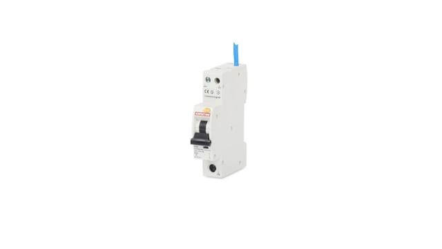 Contactum Residual Current Circuit Breaker with Overload Protection, 10 A Current Rating, 1-Pole, 30 mA Trip | CCPBR0610AB