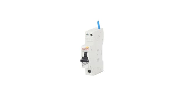 Contactum Residual Current Circuit Breaker with Overload Protection, 50 A Current Rating, 1-Pole, 30 mA Trip | CCPBR0650AB