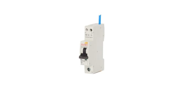 Contactum Residual Current Circuit Breaker with Overload Protection, 32 A Current Rating, 1-Pole, 30 mA Trip | CCPBR1032AB