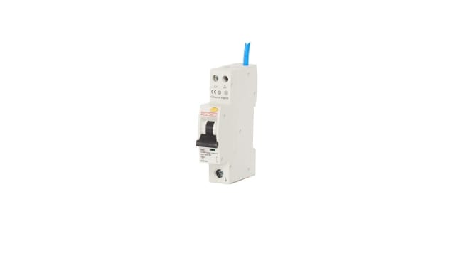 Contactum Residual Current Circuit Breaker with Overload Protection, 40 A Current Rating, 1-Pole, 30 mA Trip | CCPBR1040AC