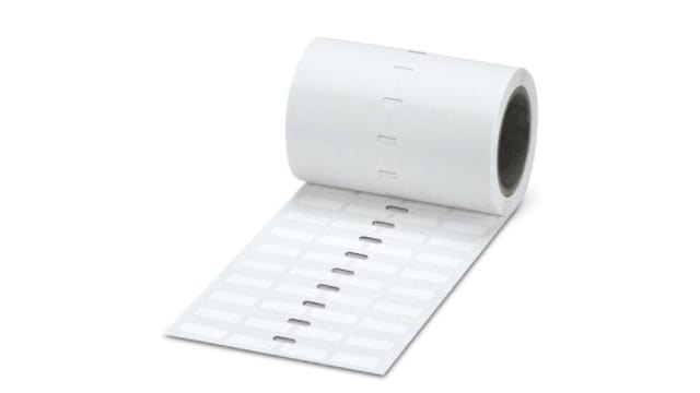 Phoenix Contact Black on White Label, 20 mm Width | 1182298