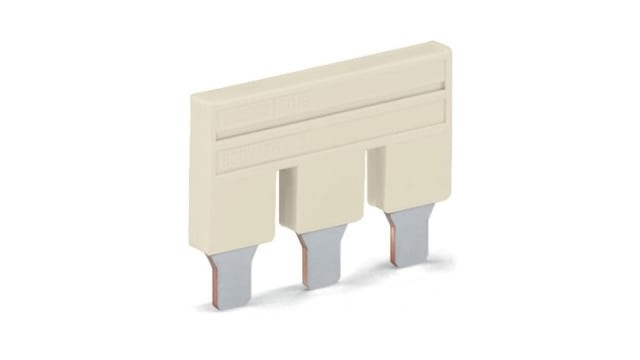 WAGO, 2010 Jumper Male Light Grey Insulated Jumper 3 Way | 2010-403