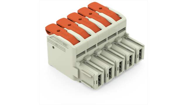 WAGO, 10.16mm Pitch, 5 Way, Pluggable Terminal Block, Plug, 832-1105 | 832-1105