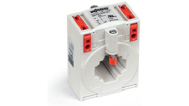 WAGO 855 Series DIN Rail Mounted Current Transformer, 200A Input, 1 A Output, 1200 V | 855-301/200-501