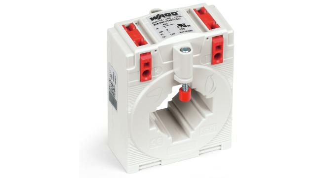 WAGO 855 Series DIN Rail Mounted Current Transformer, 400A Input, 1 A Output, 1200 V | 855-401/400-501