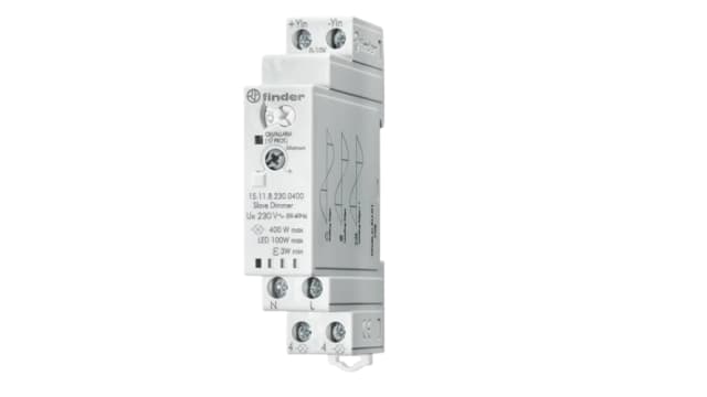 Finder 1 Way Dimmer Switch 30 A, 230 V ac, 400 W | 15.11.8.230.0400