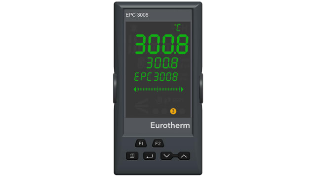 Eurotherm EPC3008 Panel Mount PID Controller, 48 x 96mm 2 Input 1 Relay, 8 Digital I/O, 24 V ac/dc Supply Voltage PID | EPC3008/CC/VL/XXX/I8