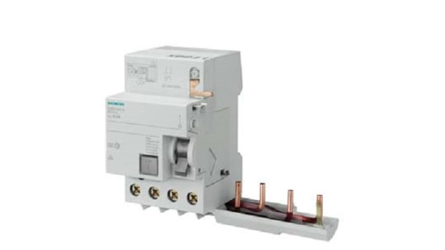 Siemens SENTRON 5SM2xxx RCCB, 63A, 4 Pole, Type A, 400V ac | 5SM2845-8