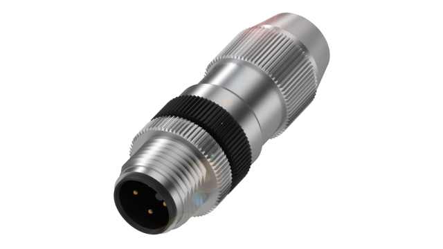 BALLUFF Circular Connector, 4 Contacts, Cable, M12 Connector, Plug, Male, IP67, BKS-S109-RT14 Series | BCC02H9