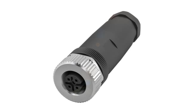 BALLUFF Circular Connector, 5 Contacts, Cable, M12 Connector, Socket, Female, IP67, BCC M435 Series | BCC06W9