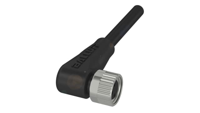 BALLUFF Female 4 way Right Angle to Unterminated 4 way Unterminated Sensor Actuator Cable, 1.5 m | BCC0AJ9