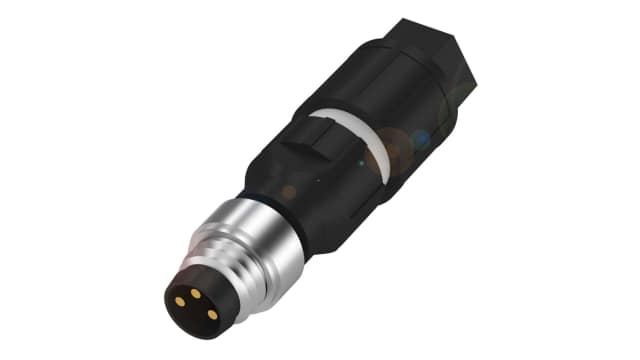 BALLUFF Circular Connector, 3 Contacts, Cable, M8 Connector, Plug, Male, IP67, BCC0HLP Series | BCC0HLP