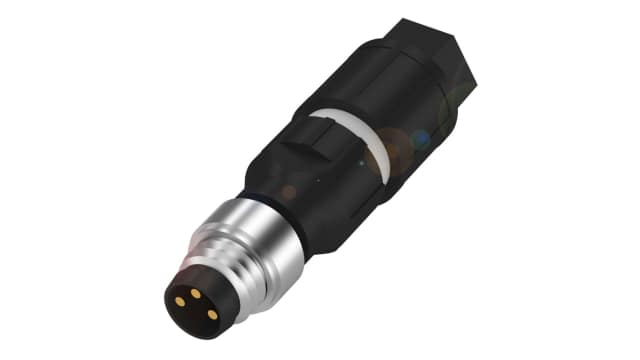 BALLUFF Circular Connector, 3 Contacts, Cable, M8 Connector, Plug, Male, IP67 | BCC0HLW