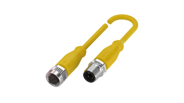 BALLUFF Female 4 way Straight to Male 4 way Straight Sensor Actuator Cable, 10 m | BCC0JR5